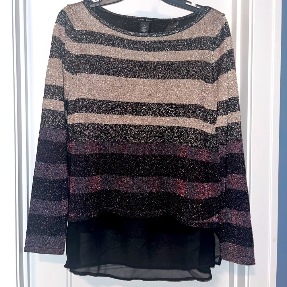 WHBM festive sweater, sz Small. Like new!